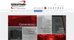 Desktop Screenshot of criticalpower.com